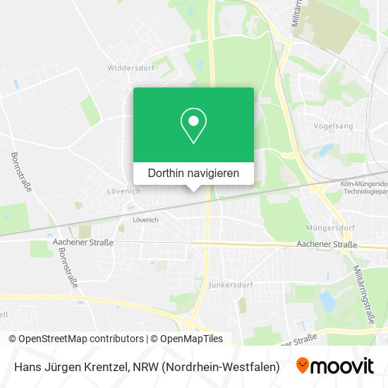 Hans Jürgen Krentzel Karte