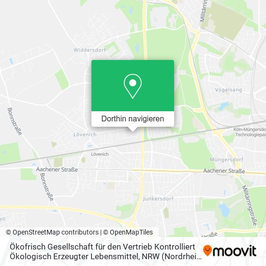 Ökofrisch Gesellschaft für den Vertrieb Kontrolliert Ökologisch Erzeugter Lebensmittel Karte