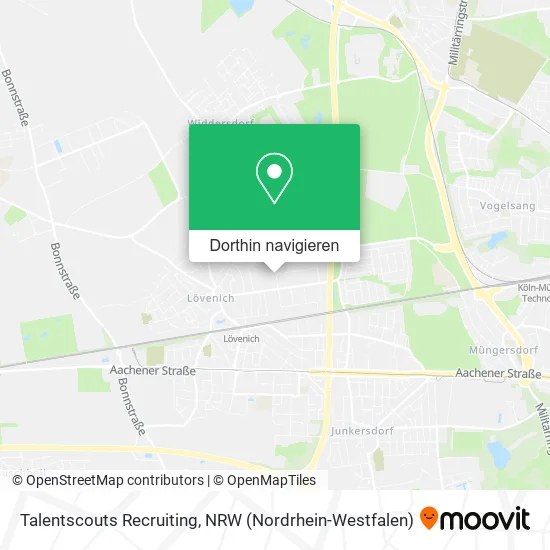 Talentscouts Recruiting Karte