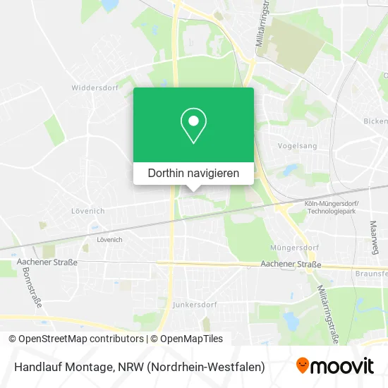 Handlauf Montage Karte