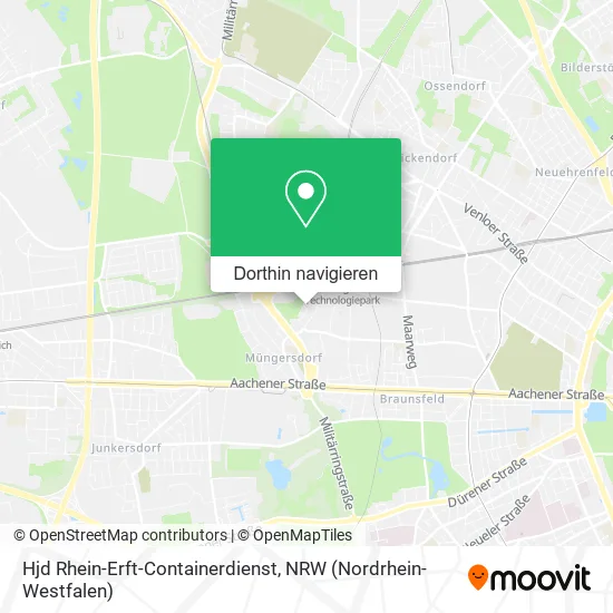 Hjd Rhein-Erft-Containerdienst Karte