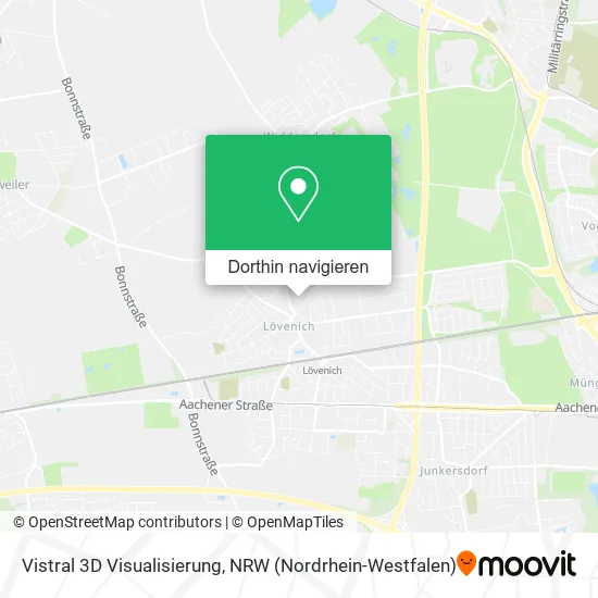 Vistral 3D Visualisierung Karte
