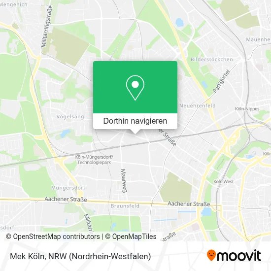Mek Köln Karte