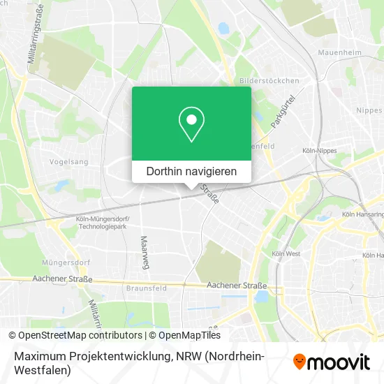 Maximum Projektentwicklung Karte