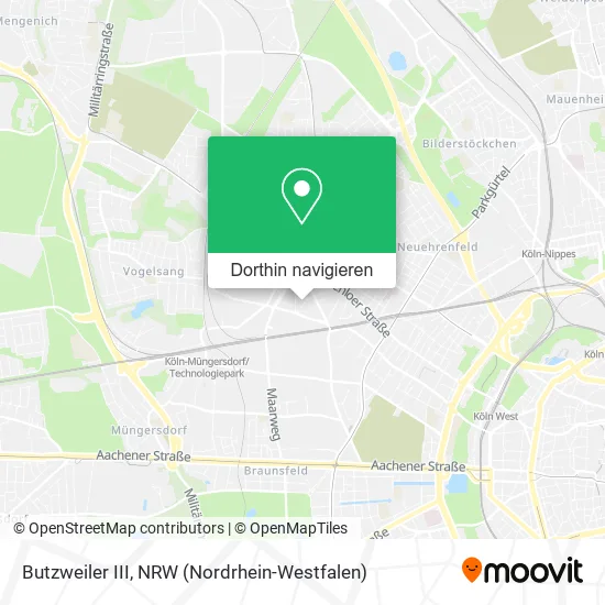 Butzweiler III Karte