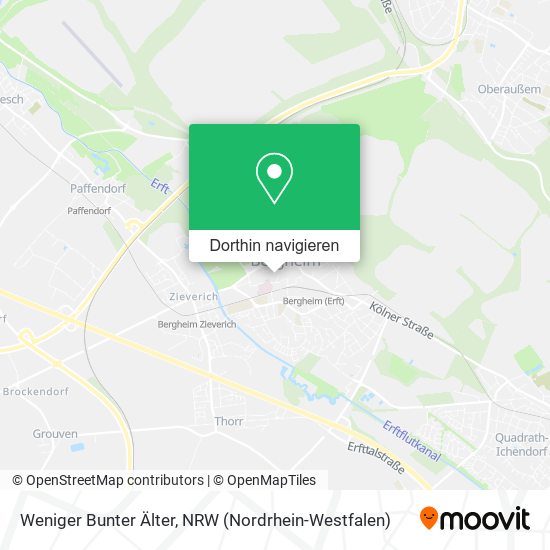 Weniger Bunter Älter Karte