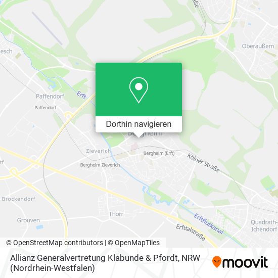 Allianz Generalvertretung Klabunde & Pfordt Karte