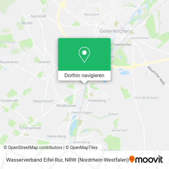 Wasserverband Eifel-Rur Karte