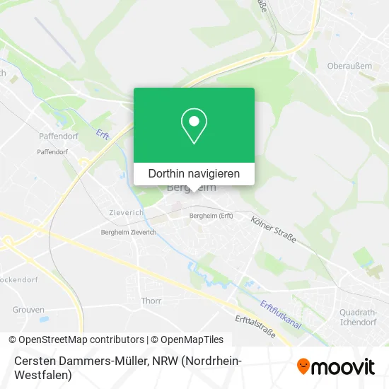 Cersten Dammers-Müller Karte