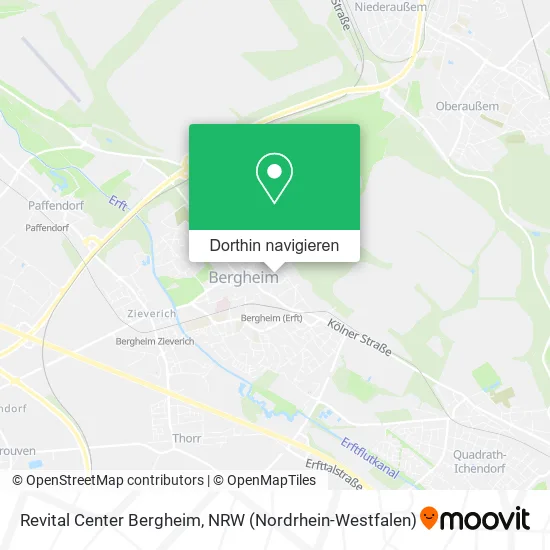 Revital Center Bergheim Karte