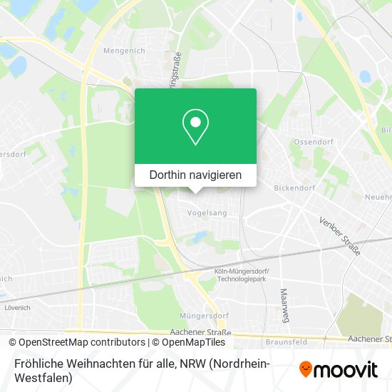 Fröhliche Weihnachten für alle Karte