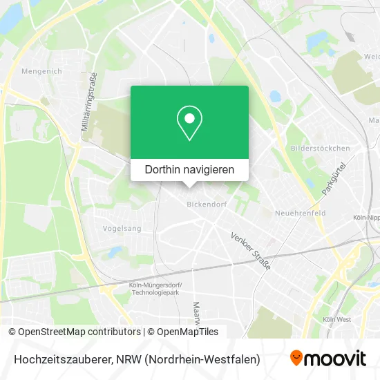 Hochzeitszauberer Karte