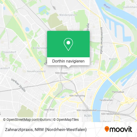 Zahnarztpraxis Karte