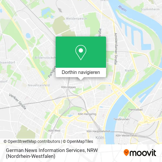 German News Information Services Karte