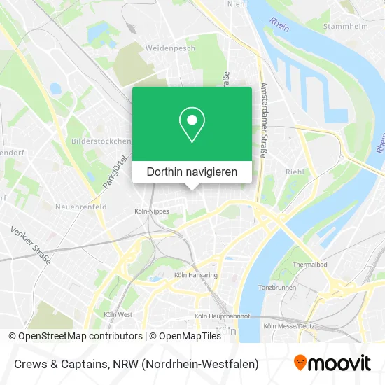 Crews & Captains Karte