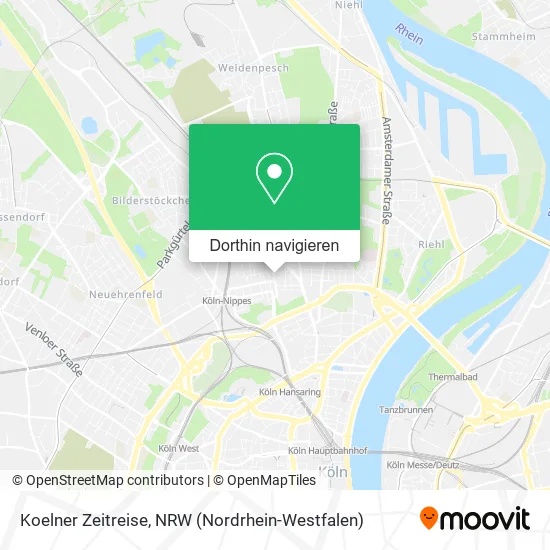 Koelner Zeitreise Karte