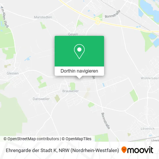 Ehrengarde der Stadt K Karte