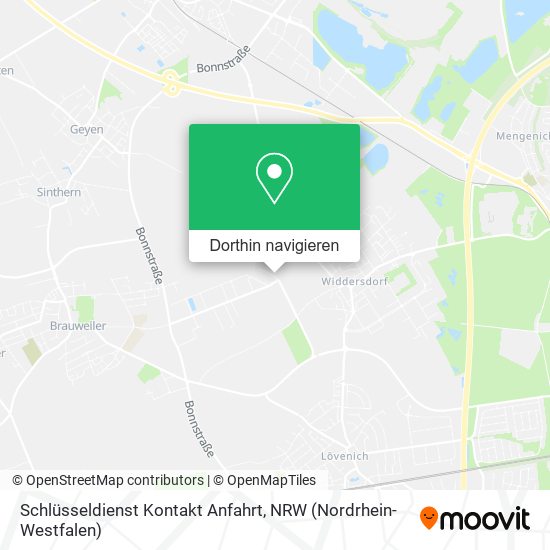 Schlüsseldienst Kontakt Anfahrt Karte