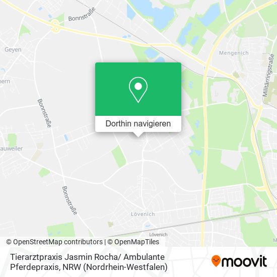 Tierarztpraxis Jasmin Rocha/ Ambulante Pferdepraxis Karte