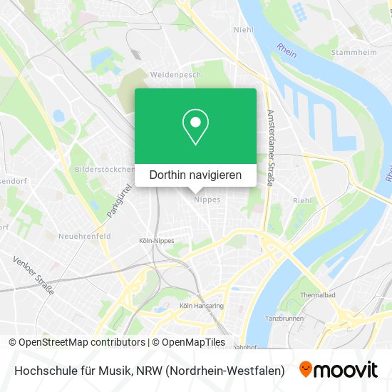 Hochschule für Musik Karte
