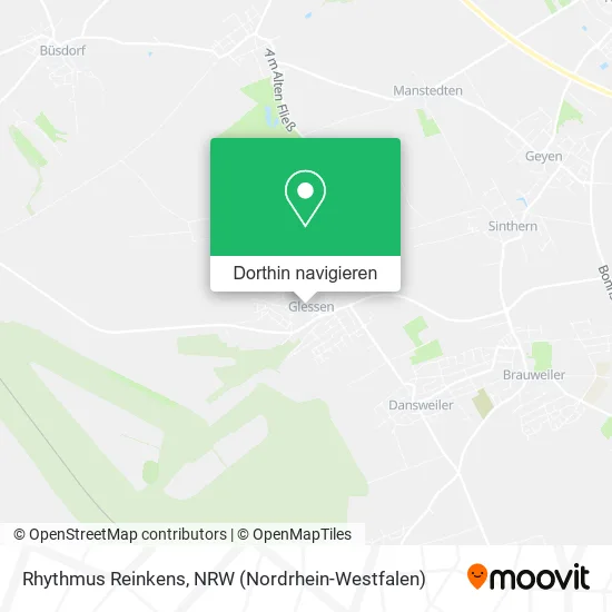 Rhythmus Reinkens Karte