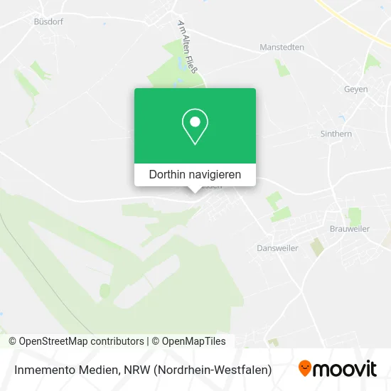 Inmemento Medien Karte