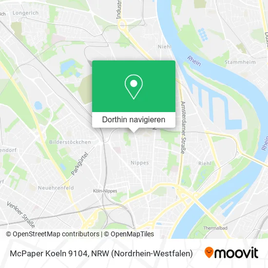 McPaper Koeln 9104 Karte