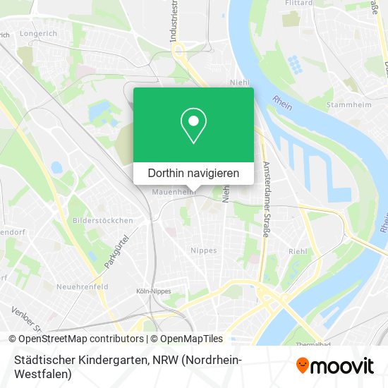 Städtischer Kindergarten Karte