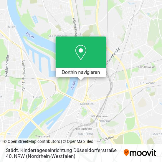Städt. Kindertageseinrichtung Düsseldorferstraße 40 Karte