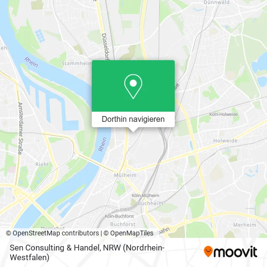 Sen Consulting & Handel Karte