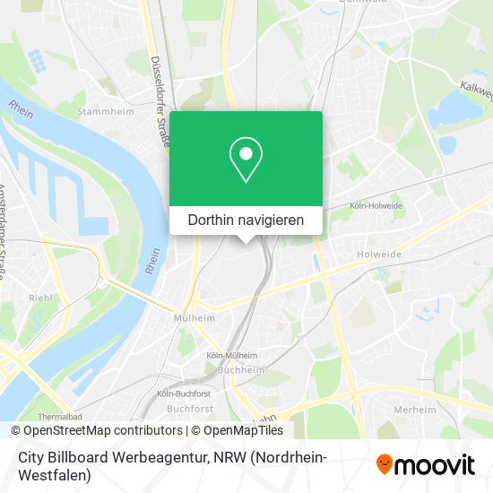 City Billboard Werbeagentur Karte