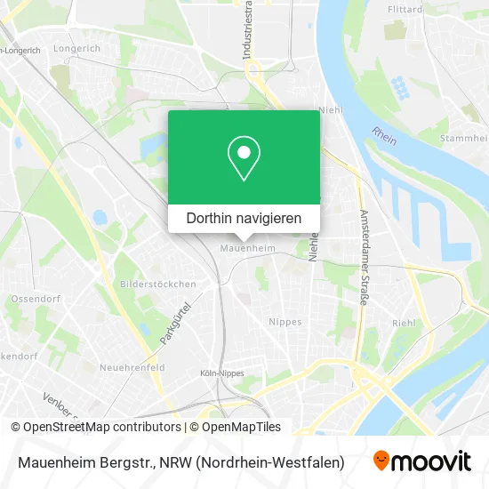 Mauenheim Bergstr. Karte