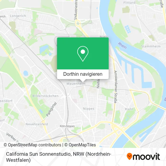 California Sun Sonnenstudio Karte