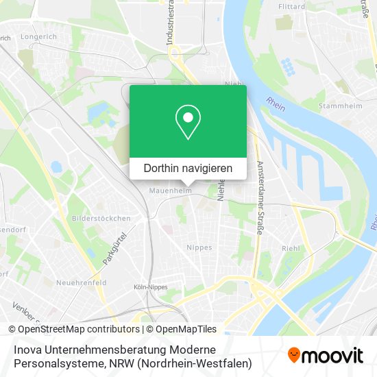 Inova Unternehmensberatung Moderne Personalsysteme Karte