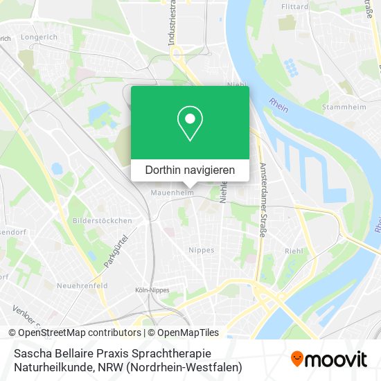Sascha Bellaire Praxis Sprachtherapie Naturheilkunde Karte