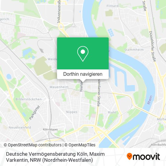 Deutsche Vermögensberatung Köln, Maxim Varkentin Karte