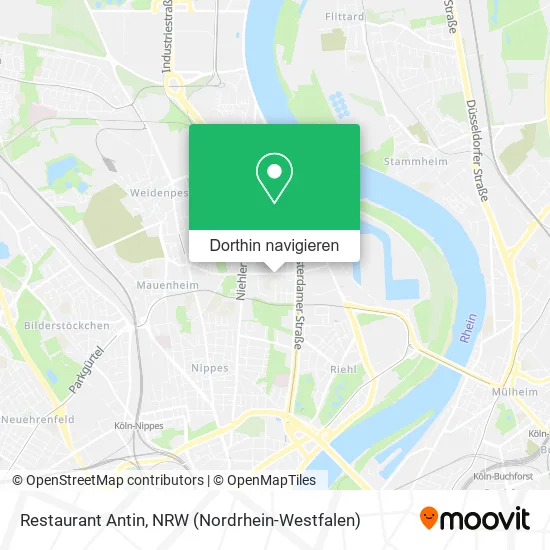 Restaurant Antin Karte