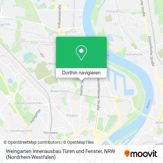 Weingarten Innenausbau Türen und Fenster Karte