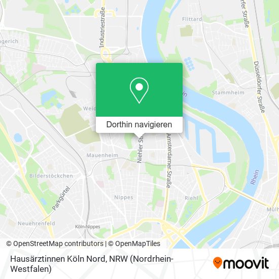 Hausärztinnen Köln Nord Karte