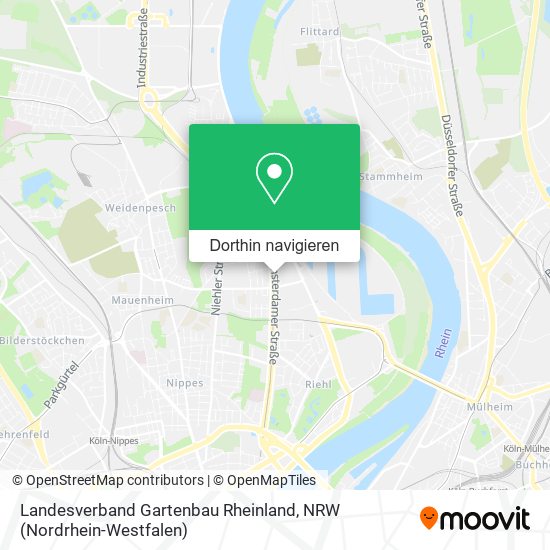 Landesverband Gartenbau Rheinland Karte