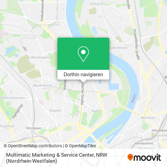 Multimatic Marketing & Service Center Karte