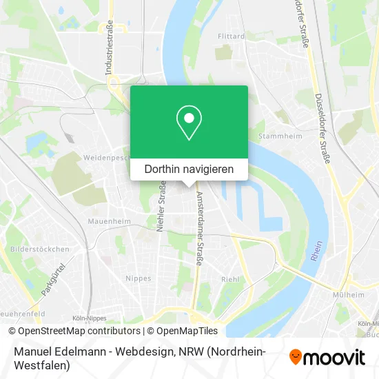 Manuel Edelmann - Webdesign Karte