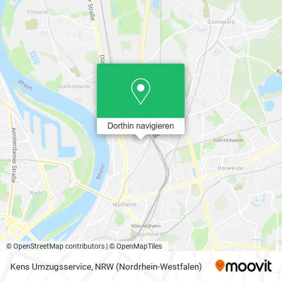 Kens Umzugsservice Karte