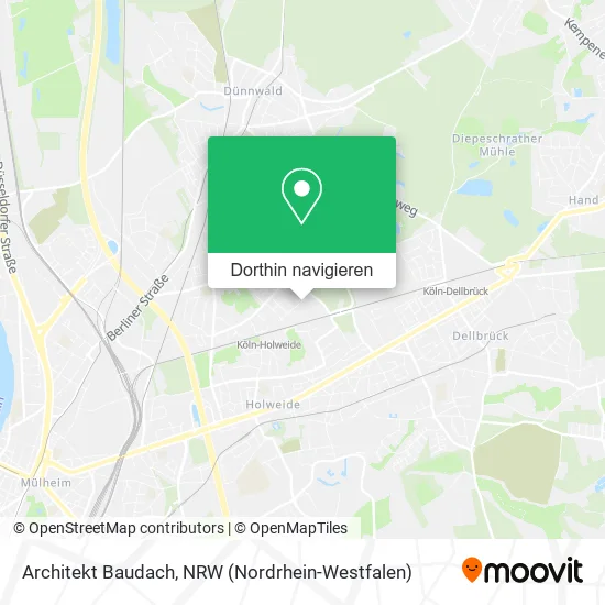 Architekt Baudach Karte