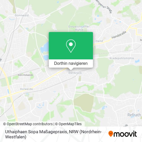 Uthaiphaen Sopa Maßagepraxis Karte