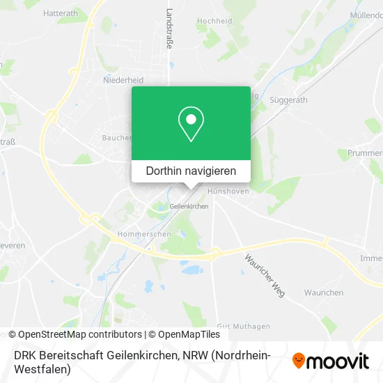 DRK Bereitschaft Geilenkirchen Karte