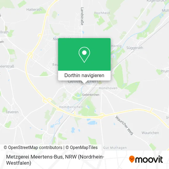 Metzgerei Meertens-Bus Karte