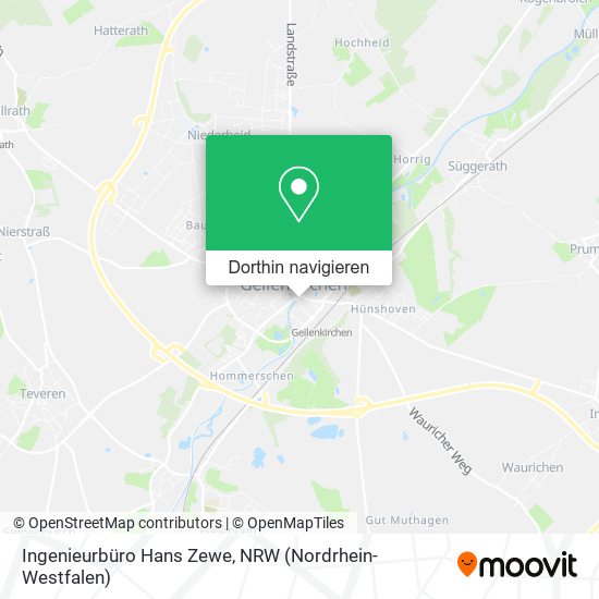 Ingenieurbüro Hans Zewe Karte
