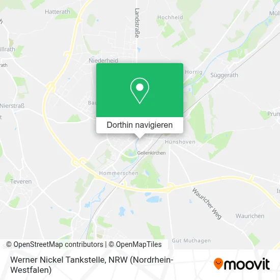 Werner Nickel Tankstelle Karte