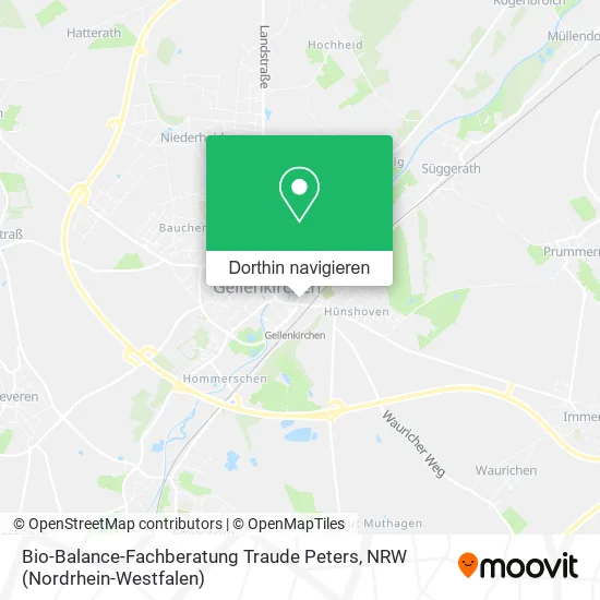 Bio-Balance-Fachberatung Traude Peters Karte